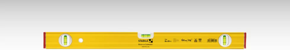 Stabila Kit 2 Spirit Level Type 80 AS-2 Kit (60cm (2 ft), 120cm (4 ft), 180cm (6 ft)