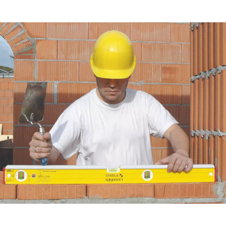 Stabila Masons Spirit Level Twin Pack Types 196-2 K and 96-2 K (4 ft and 2 ft)