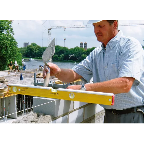 Stabila Masons Spirit Level Twin Pack Types 196-2 and 96-2K (4 ft and 2 ft)