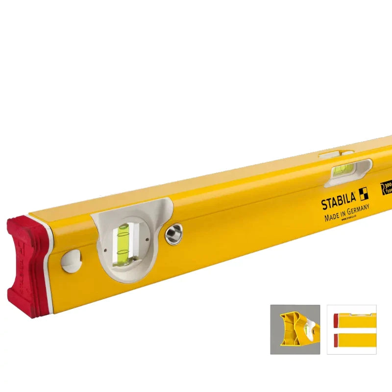 Stabila Type R300 R-Beam Level Triple Pack (61cm (2 ft), 122cm (4 ft), 183mm (6 ft)) (KIT 4 )