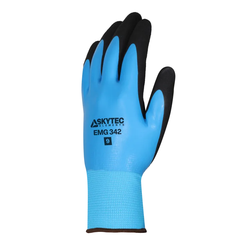 Water Repellent Fully-Coated Dual Latex Grip Glove (Box of 120)