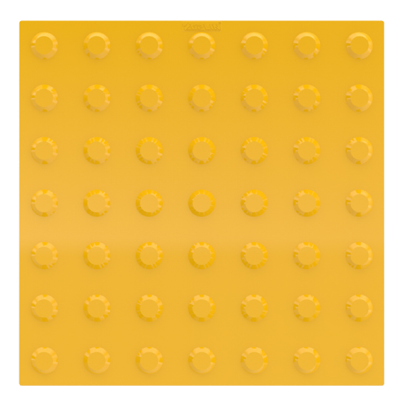 Yellow 1.70 Ground/Floor Dotted Tile for Visually Impaired 300x300