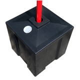 Single Ballast Block Base for Goalposts Height Restriction Barriers