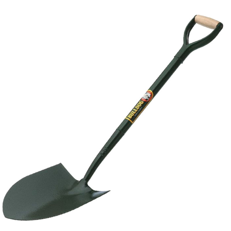 Bulldog Round Mouth Shovel 28" - Metal YD Shaped Handle