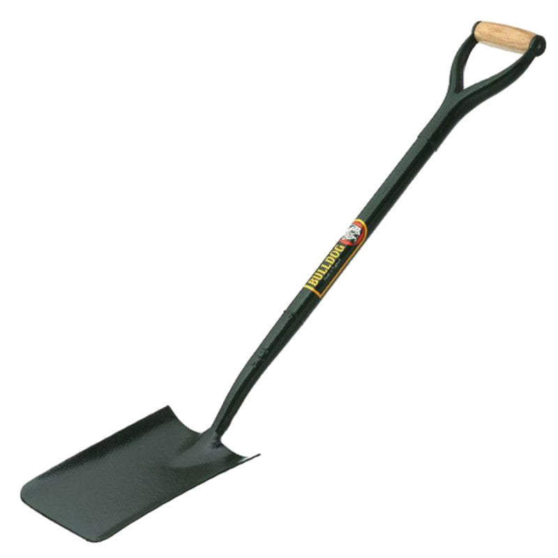 Bulldog Square Trench Shovel 28 - All Metal - Metal YD Shaped Handle