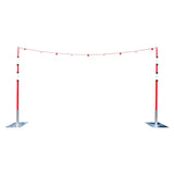 Goalposts Height Restriction Barriers with Steel Base & Bunting