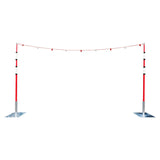 Single Steel Base for Goalposts Height Restriction Barriers