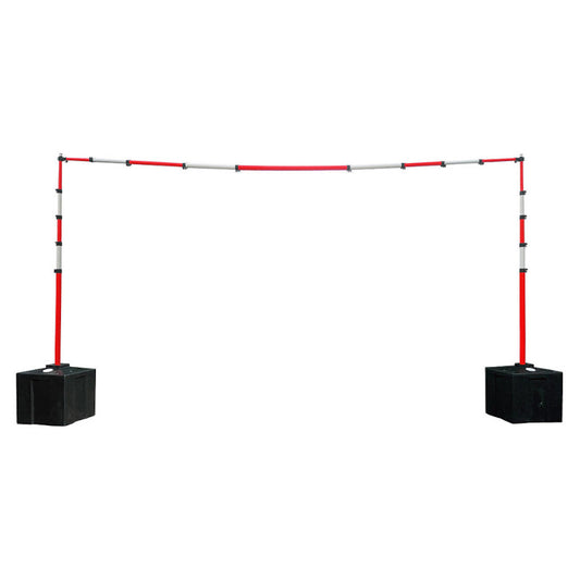 Goalposts Height Restriction Barriers with Ballast Block Base & Crossbar