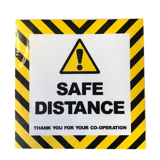 Covid-19 "Safe Distance" Floor Sticker