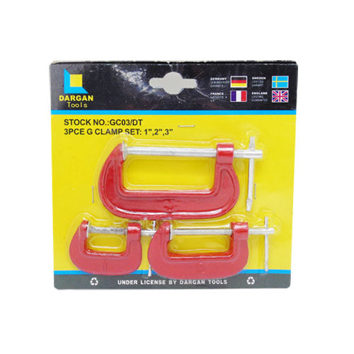 Dargan 3pce Robust Clamp Set