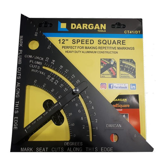 Dargan 12″ Aluminum Speed Square