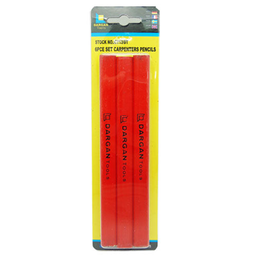 Dargan Professional Quality Carpenters Pencils (Pack of 6)
