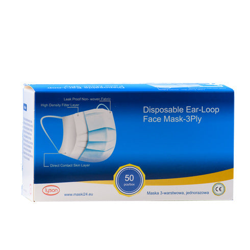 LGG MED Surgical Face Masks (Box of 50)