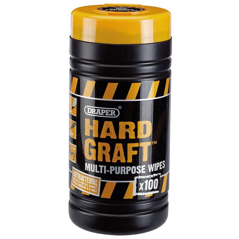 Draper 'Hard Graft' Multi-Purpose Wipes