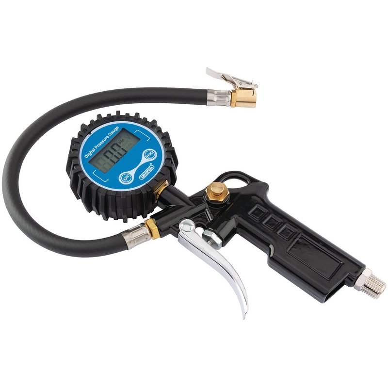 Draper Pistol-Grip Digital Tyre Inflator