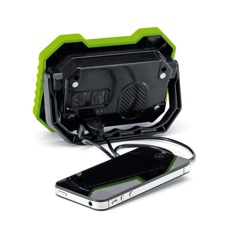 Draper Rechargeable Worklight with Wireless Speaker