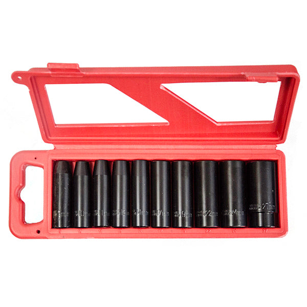 Jefferson 10 Piece 1/2" Deep Impact Socket Set