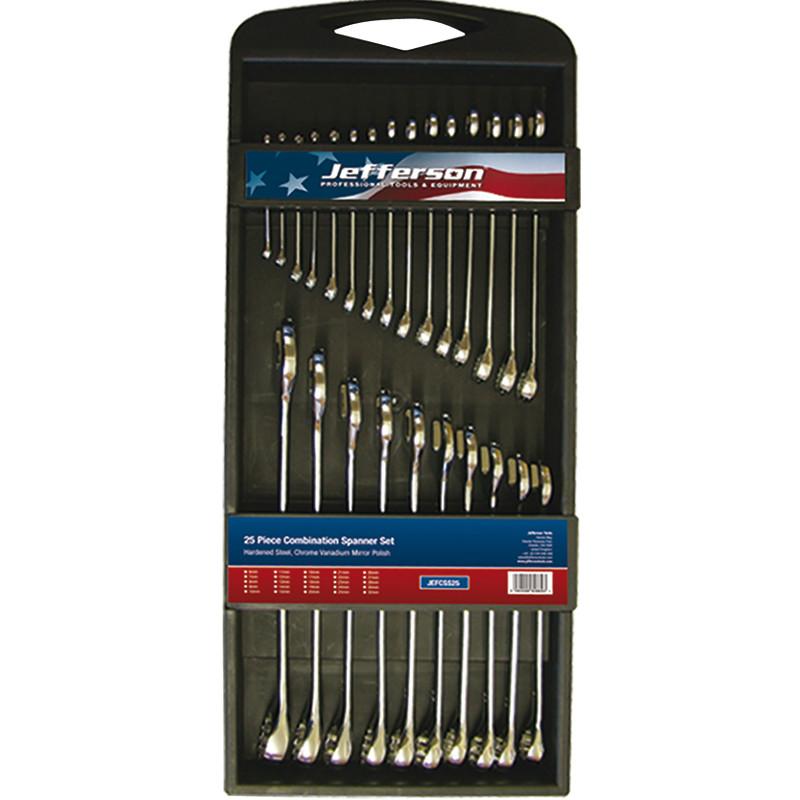 Jefferson 25-Piece Combination Spanner Set