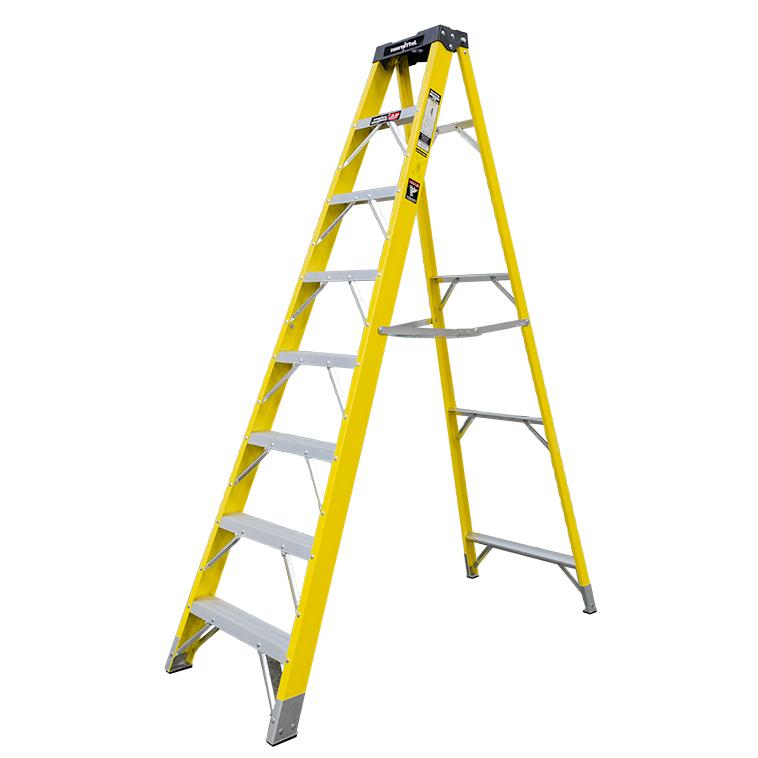Jefferson 7+1 Tread Fibreglass Step Ladder