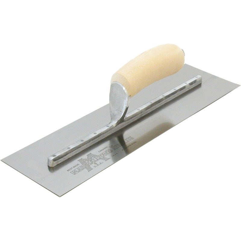 MARSHALLTOWN SPRING STEEL BLADE FINISHING TROWEL