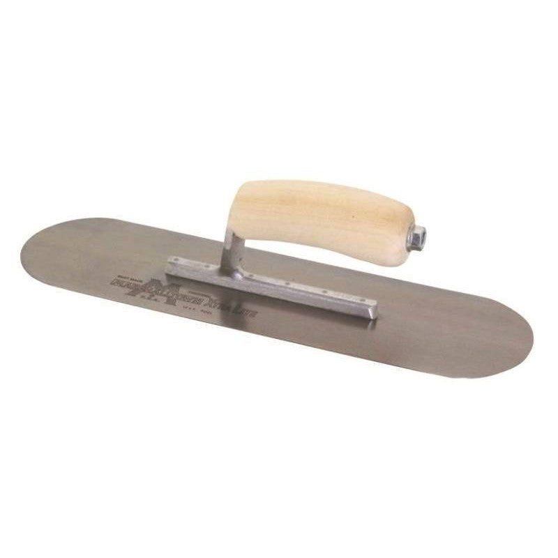 Marshalltown Pool Trowel Curved Wood Handle