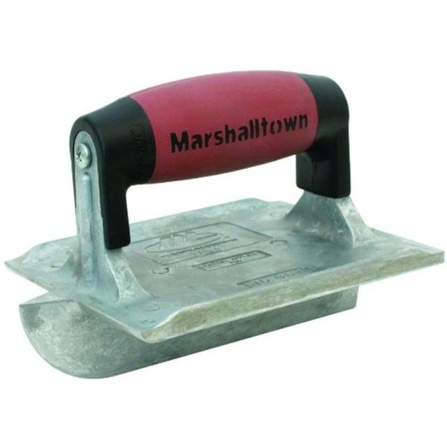 MARSHALLTOWN 6" X 4½" ZINC GROOVER - DURASOFT HANDLE