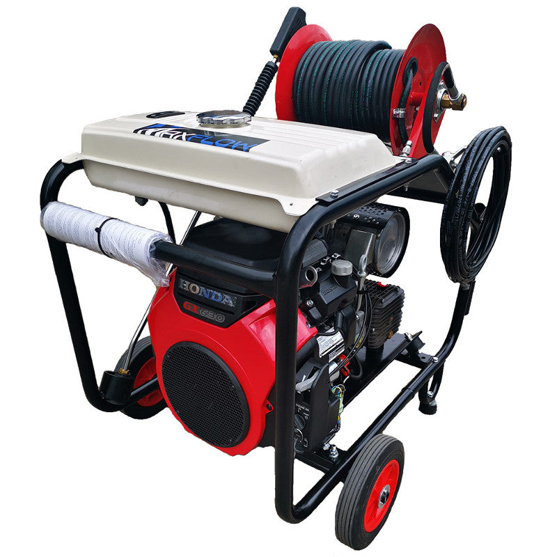 Honda Drain Jetter/Power Washer with Reel & Hose