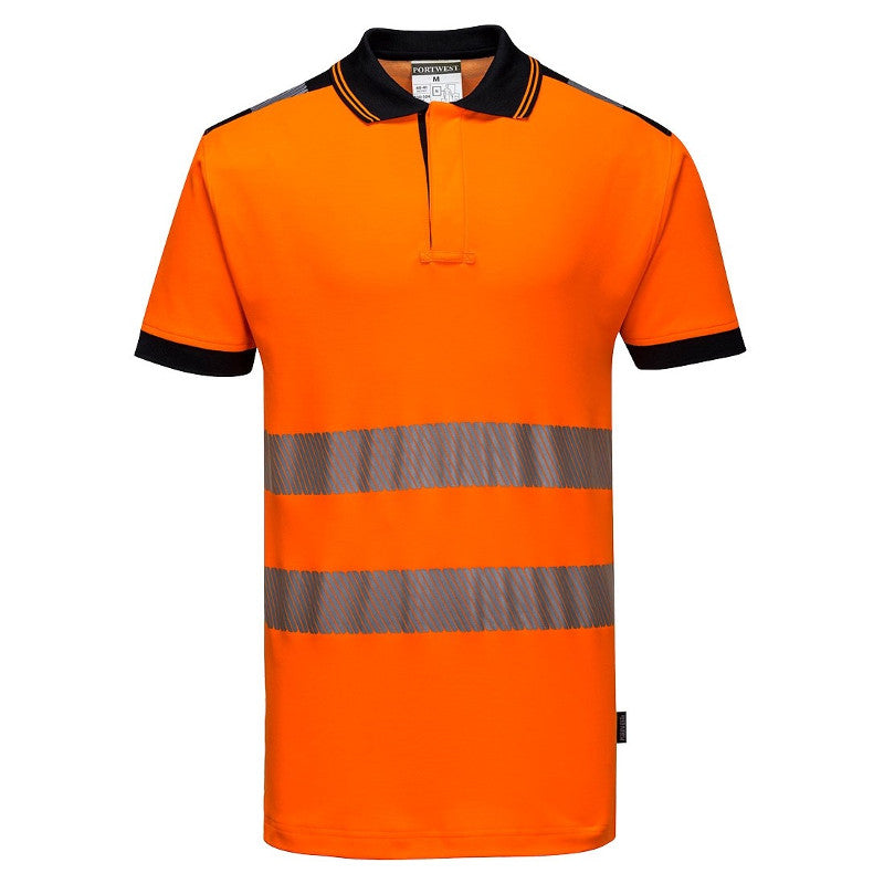 PORTWEST HI-VIS POLO SHIRT S/S