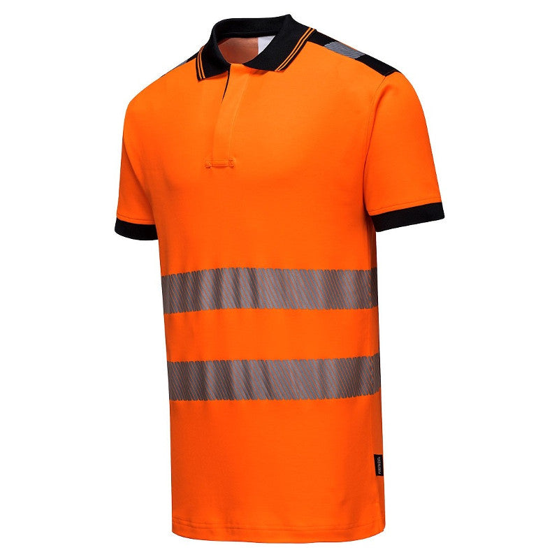 PORTWEST HI-VIS POLO SHIRT S/S