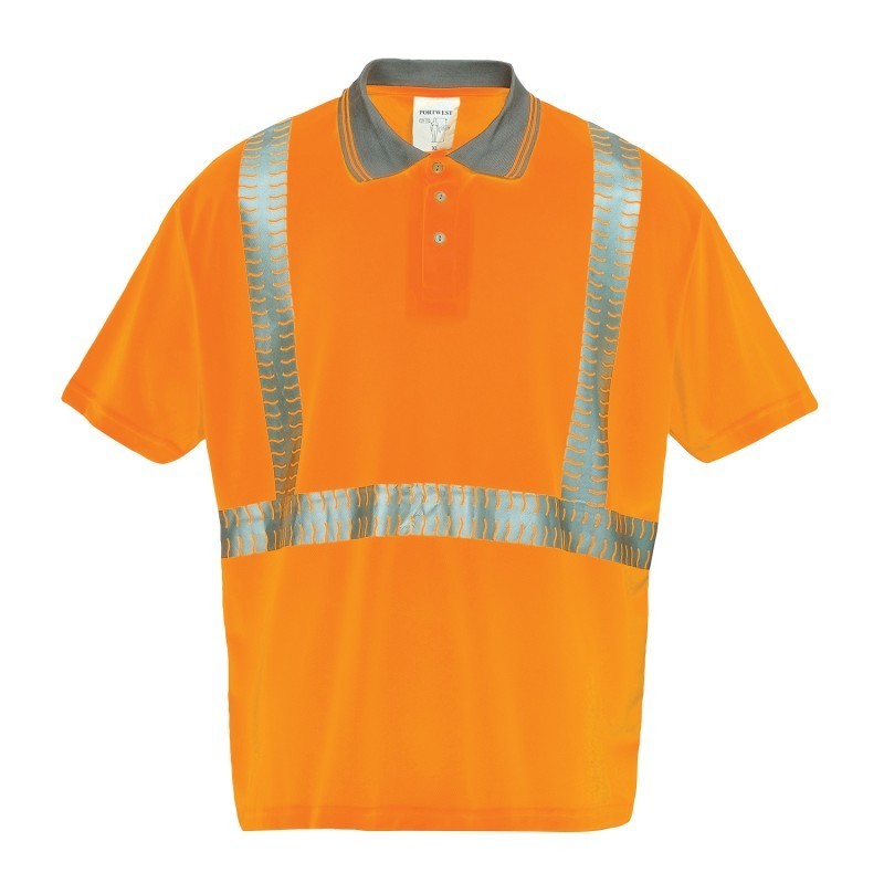 PORTWEST HI-VIS POLO SHIRT S/S