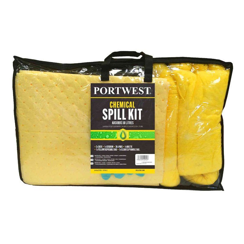 PORTWEST SPILL 50 LITRE CHEMICAL KIT