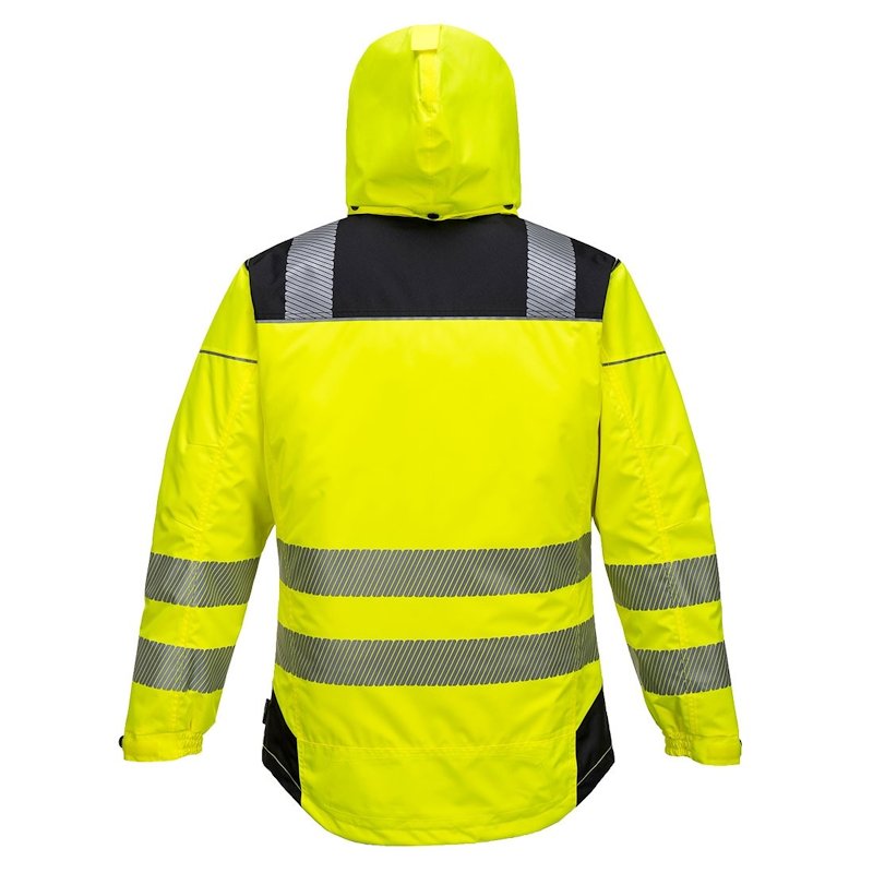 Portwest Vision Hi-Vis Yellow Rain Jacket
