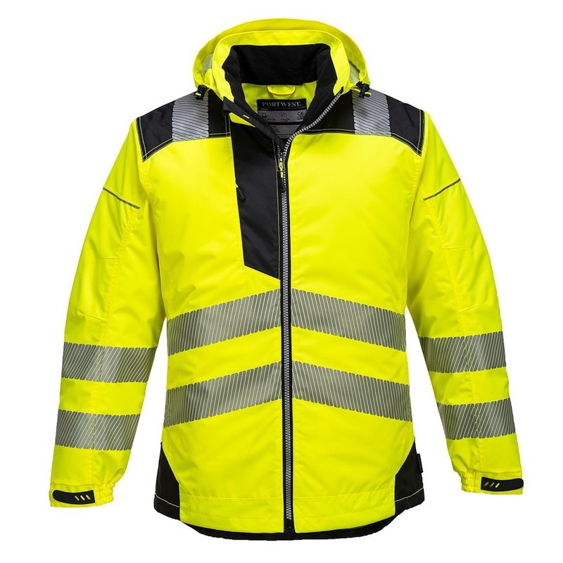 Portwest Vision Hi-Vis Yellow Rain Jacket & Trouser Suit