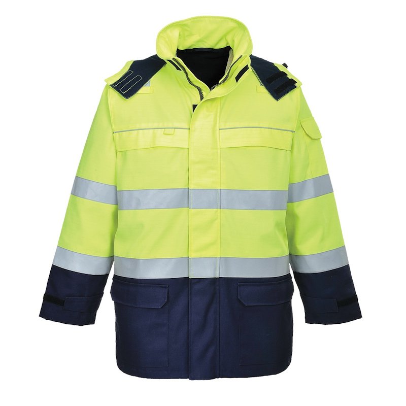 PORTWEST BIZFLAME MULTI ARC HI-VIS JACKET