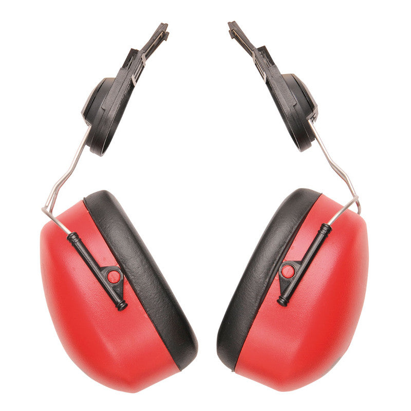 Portwest Endurance Clip-On Ear Protector Red
