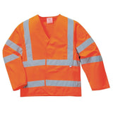 PORTWEST HI-VIS ANTI STATIC JACKET - FLAME RESISTANT