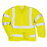 PORTWEST HI-VIS ANTI STATIC JACKET - FLAME RESISTANT