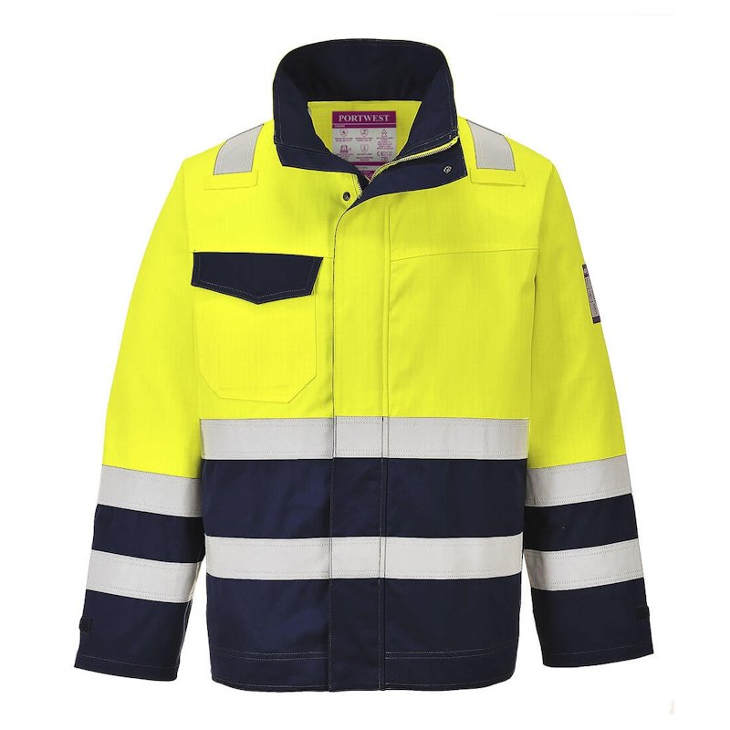 PORTWEST HI-VIS ARC-RATED MODAFLAME JACKET