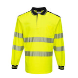 PORTWEST HI-VIS POLO SHIRT L/S