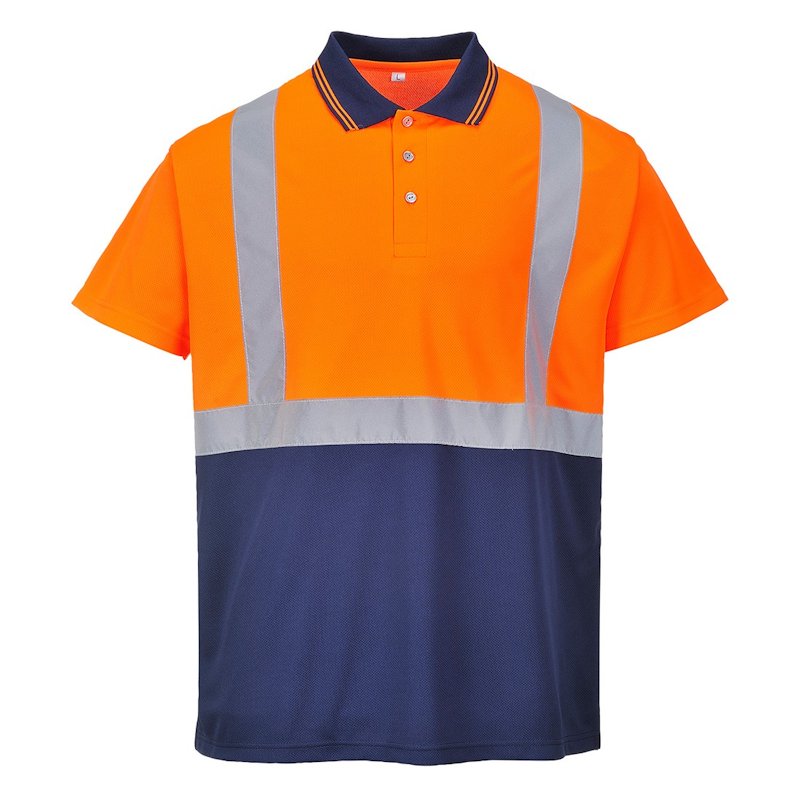 PORTWEST HI VIS TWO-TONE POLO