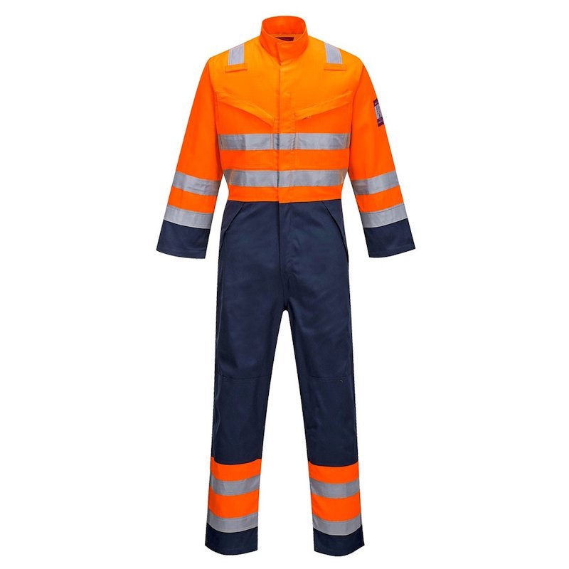 PORTWEST MODAFLAME RIS ARC-RATED NAVY/ORANGE COVERALL