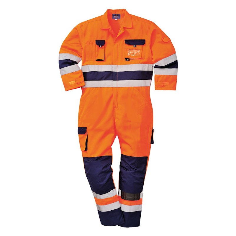 PORTWEST NANTES HI-VIS COVERALL