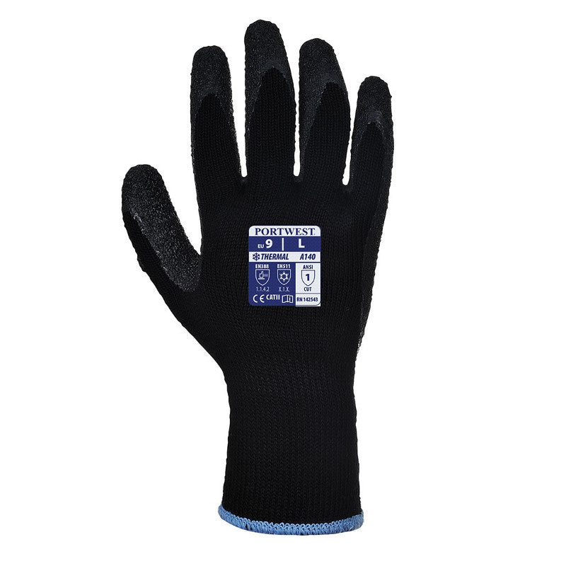 Portwest Thermal Grip Glove - Latex - (PACK OF 12)