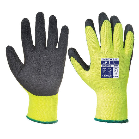 Portwest Thermal Grip Glove - Latex - (PACK OF 12)