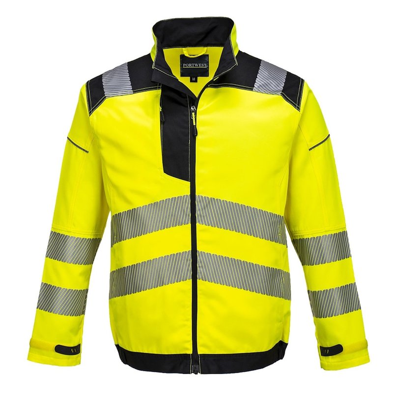 Portwest Hi-Vis Yellow Work Jacket