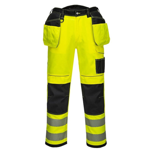 Portwest Vision Hi-Vis Yellow Trousers