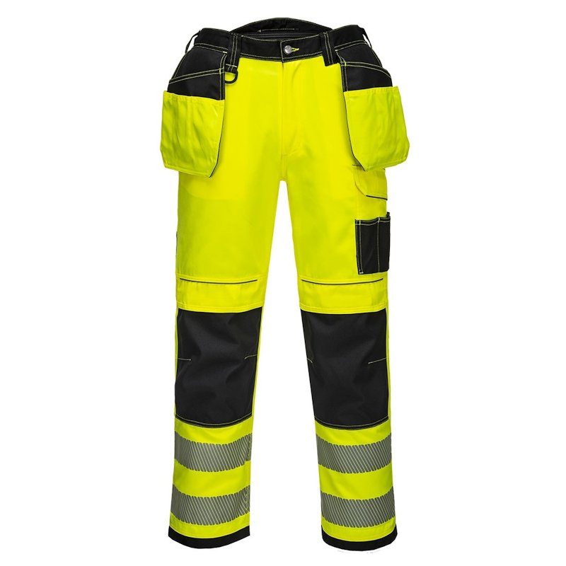 Portwest Vision Hi-Vis Yellow Rain Jacket & Trouser Suit
