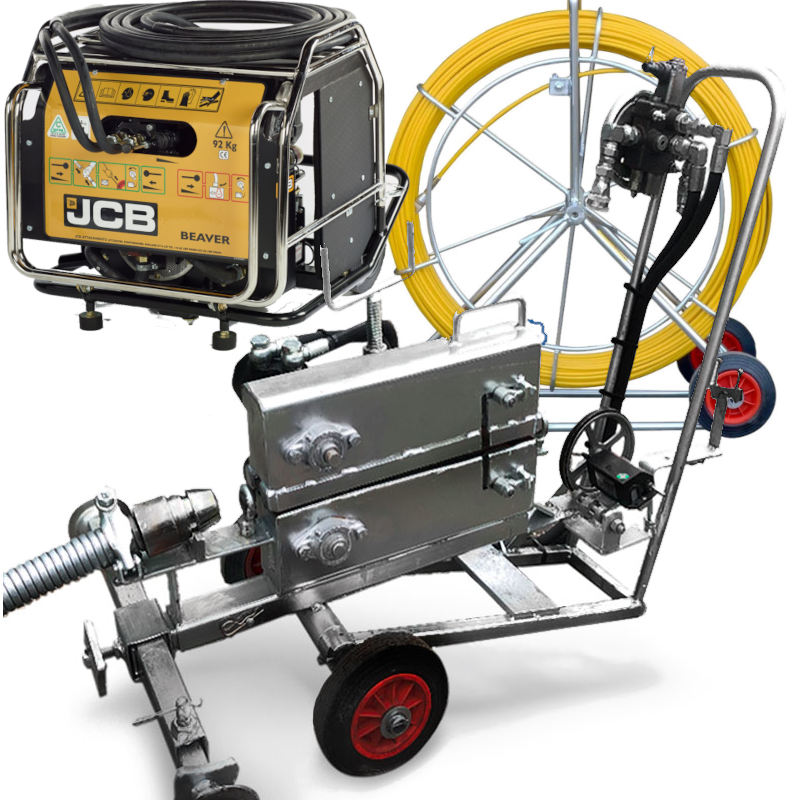 Cobra Rod Pusher with Power Pack & 14mm x 250m Reel – Toolman Limited