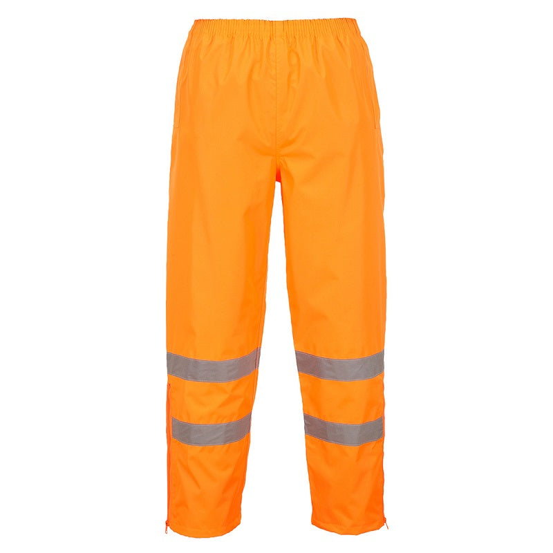 Portwest Hi-Vis Breathable Rain Trouser Orange