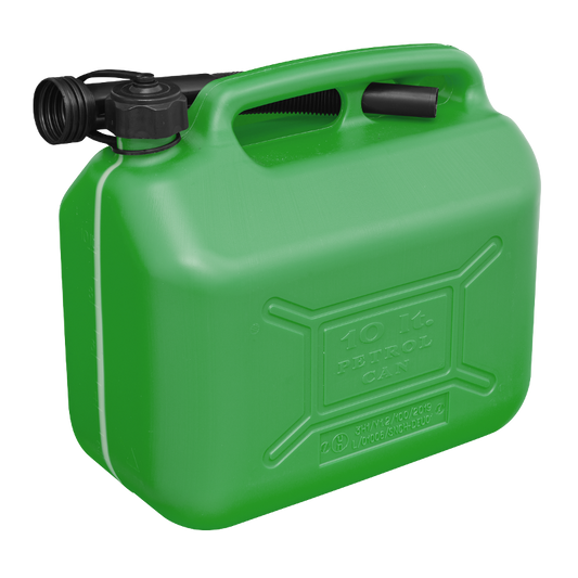 Sealey Fuel Can 10L - Green